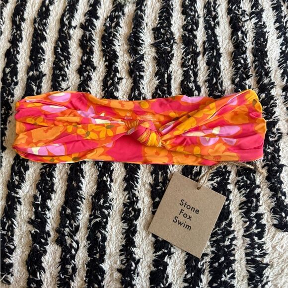 Free People x Stone Fox Swim Lele Bikini Top in Lei Lei Size Small - Picture 6 of 6